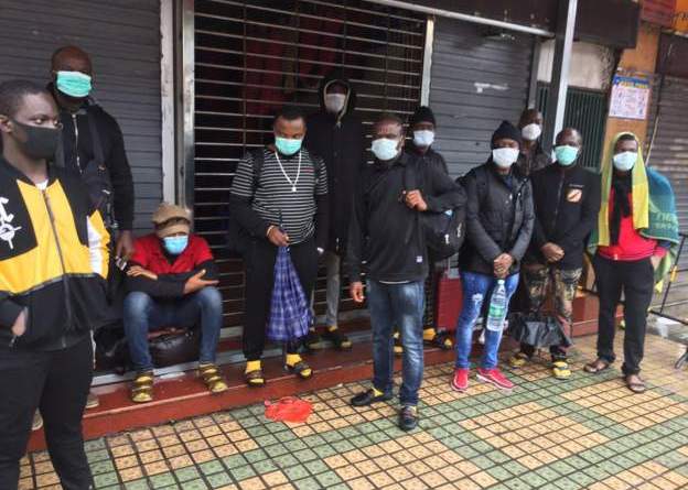 Africans stranded in China