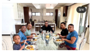 Ndabeni-Abrahams having dinner with with African National Congress (ANC) Member of Parliament Mduduzi Manana