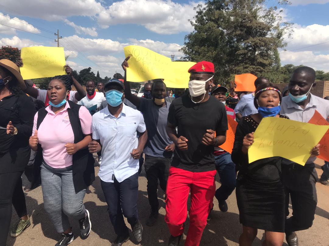 Breaking News: Protests erupt in Harare over lockdown hunger