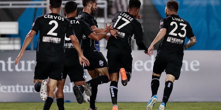 George lebese screamer goal in the USA