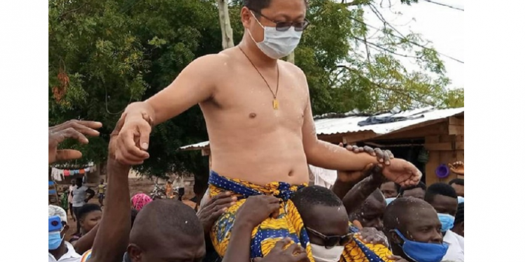 Chinese man made chief Ghana
