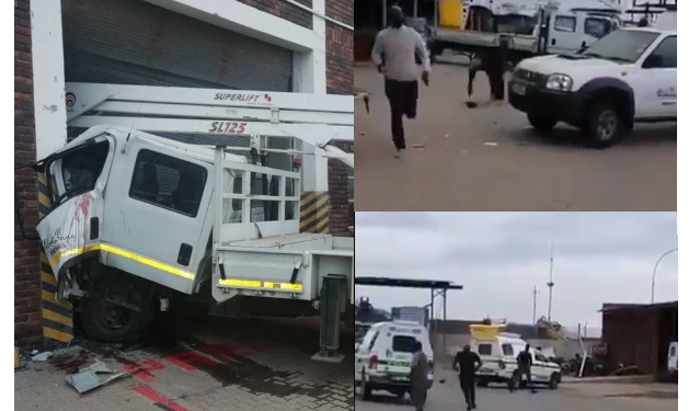 A municipal employee in Polokwane went crazy after he was apparently told he is not getting promoted....He was subsequently arrested. he damaged cars
