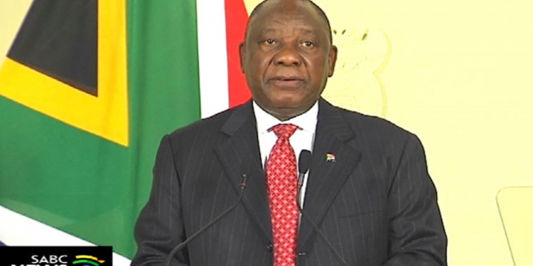 ramaphosa sick and in bed