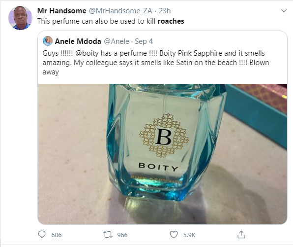 Roaches derail Boity's efforts to promote own perfume Savanna News