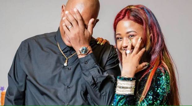 Mampintsha and Babes Wodumo engaged again as he proposes on air