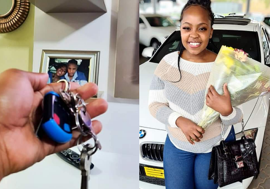 Pictures Husband surprises her with new house and BMW on 21st birthday