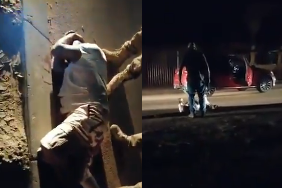 Video Husband catches wife's boyfriend shoots him twice