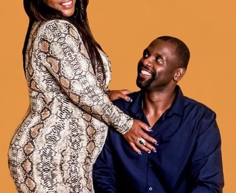 Uzalo actress MaNgcobo 'Dawn Thandeka King' with husband - Source: Instagram