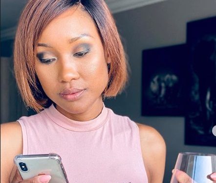 Zoe Mthiyane collapsed