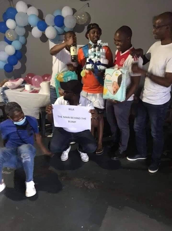 In Pictures, Men Baby Shower Party Gets South Africa Divided