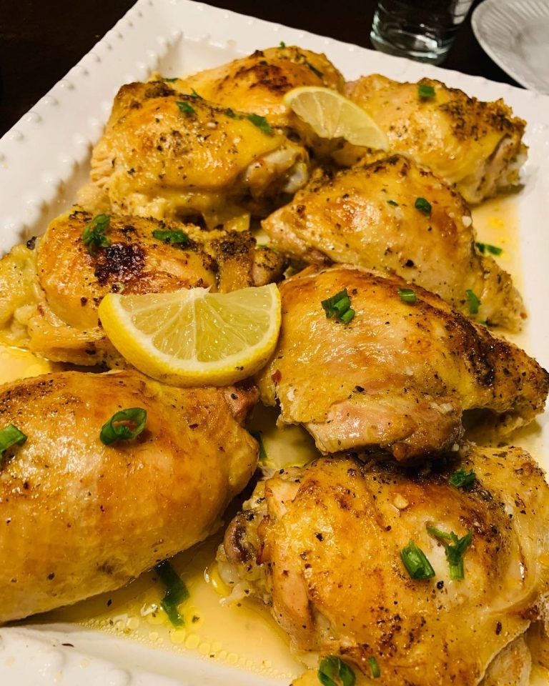 Recipe; Lemon Garlic Chicken
