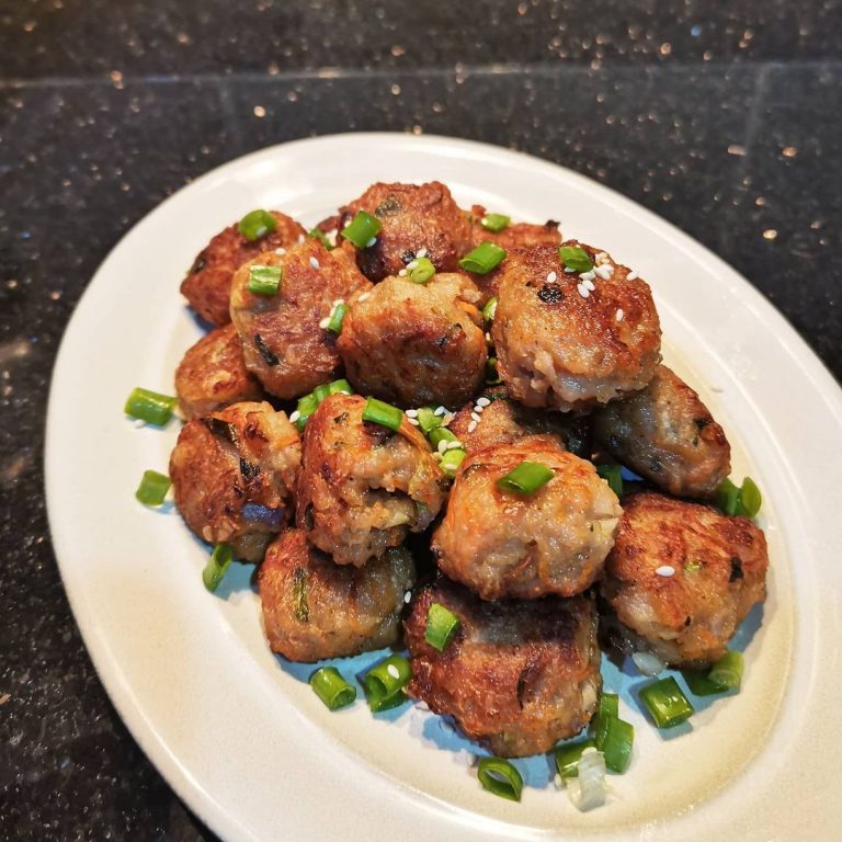 Recipe; Fried Pork Meat Balls