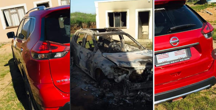 Man finds house and car set on fire by jealous neighbour