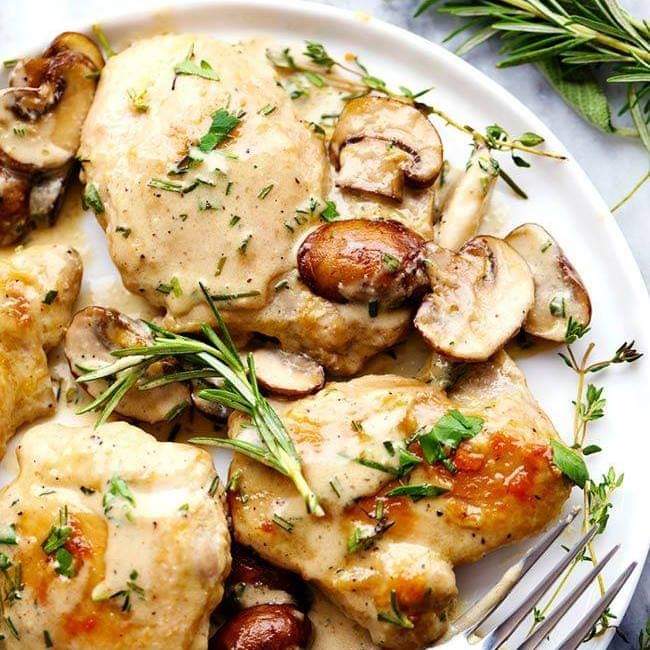Recipe; Chicken Saute With Mushroom