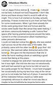 The arrest of Skhumbuzo Mbatha who plays Maneer Manaka on Skeem Saam