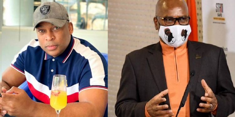Robert Marawa exchange blows with Minister Nathi Mthethwa over Anele Ngcongca