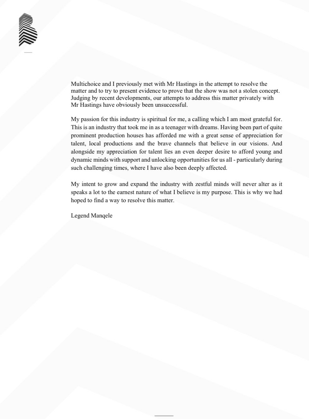 Dinner with Somizi reportedly sued