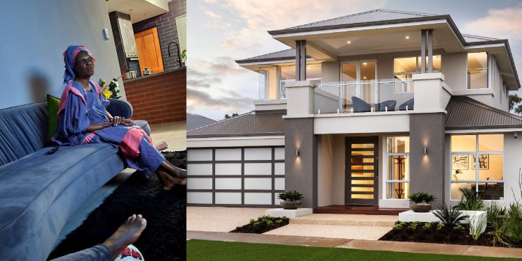 Inspiring: Single mother exchanges a shack for double storey house