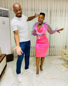 Nomcebo Zikode meets football legend Didier Drogba while on tour