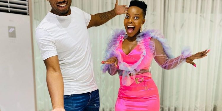 Nomcebo Zikode meets football legend Didier Drogba while on tour