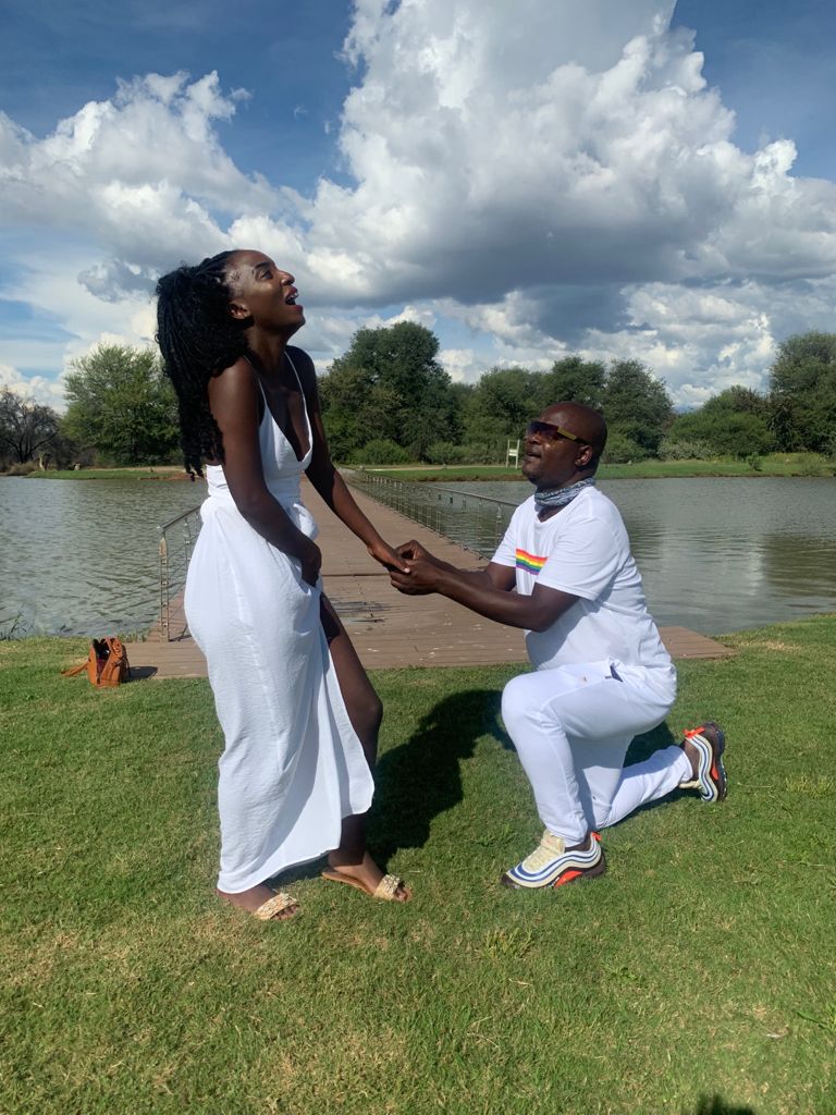Generations' Kenneth, Seputla Sebogodi proposes to girlfriend 30 years younger