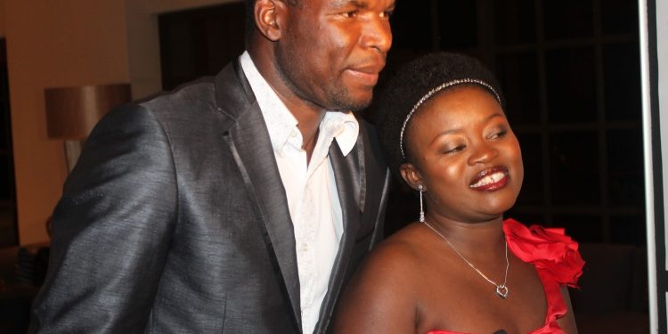 Azwindin and wife Susan Muvhango