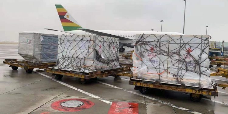 In Pictures: Air Zimbabwe plane loads Covid-19 vaccine for Zimbabwe