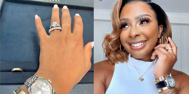 Pictures: Boity Thulo shows off her new engagement ring