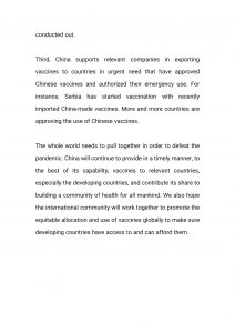 Zimbabwe among 13 countries to receive COVID-19 vaccine aid China