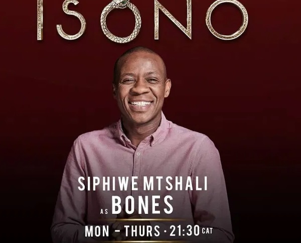 Former Generations actor Siphiwe Mtshali Joins Isono as 'Bones'