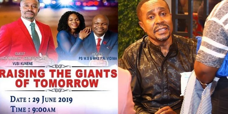 Generations The Legacy Actor Jack Mabaso is a Pastor in real life