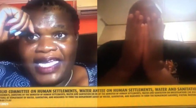 Video: Faith Muthambi blasts virtual guest after naked women emerge during the meeting