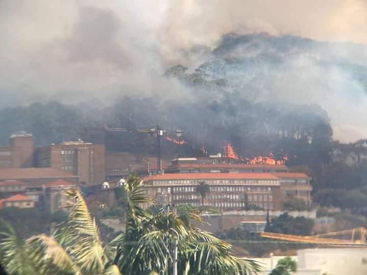 Veld fire burns down Rhodes Memorial Restaurant at the Table Mountain National Park