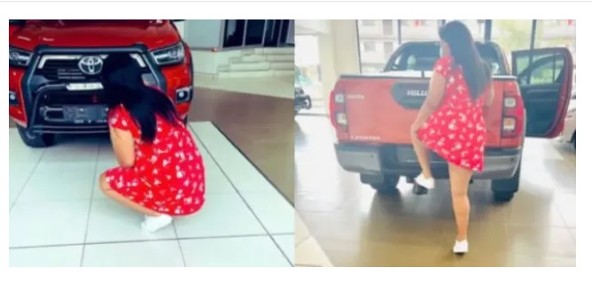 Slay Queen shows off a new car on social media, gets hijacked the same day