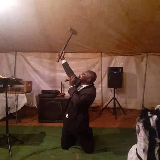 Congregants shower pastor with gifts after he claims he smashed the devil’s head with his Holy hammer