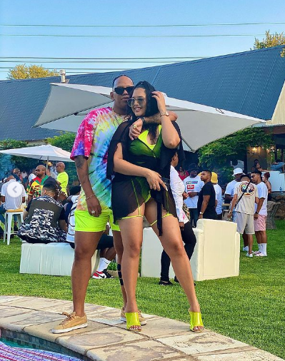 Da Les and baby mama Aurea Alexander show their affection with some steamy pictures