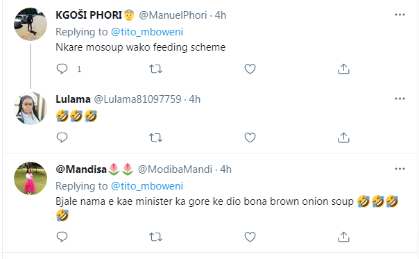 Pictures Mzansi reacts to Finance Minister Tito Mboweni’s beef stew