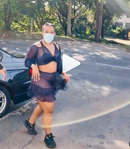 Watch Zodwa Wabantu checks into rehab wearing a compromising outfit