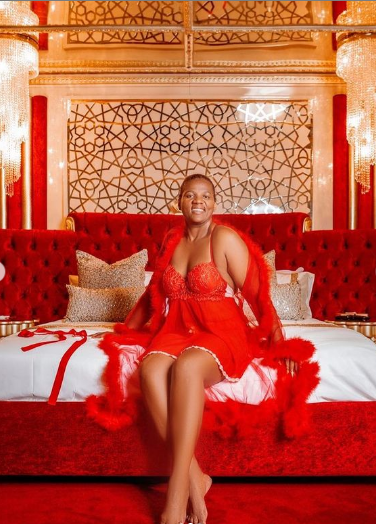Pictures: Mamkhize shares her exquisite collection on Lingerie Sunday