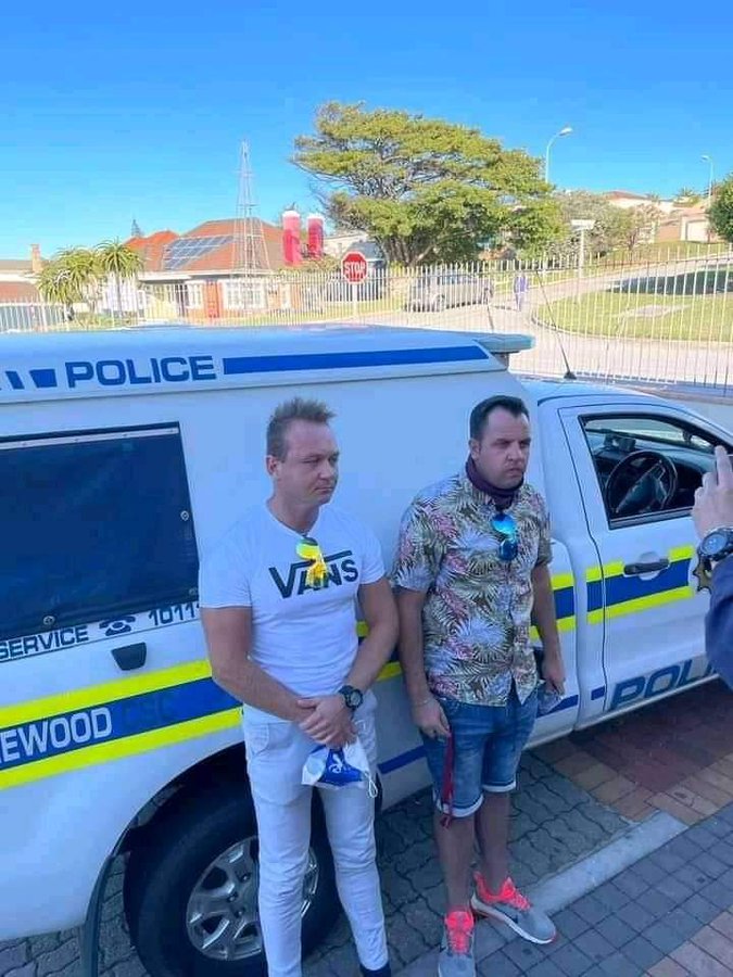 Two men have been arrested after two years of enjoying free meals at KFC posing as health inspectors