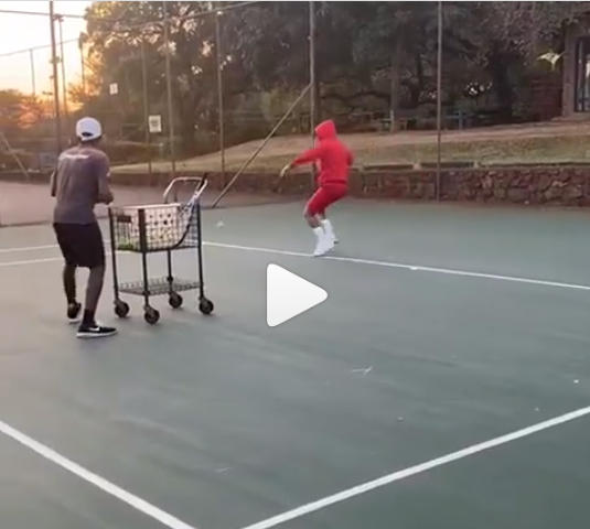 Video Fans applauds SomGaga's commitment, calls him Mzansi's Djokovic