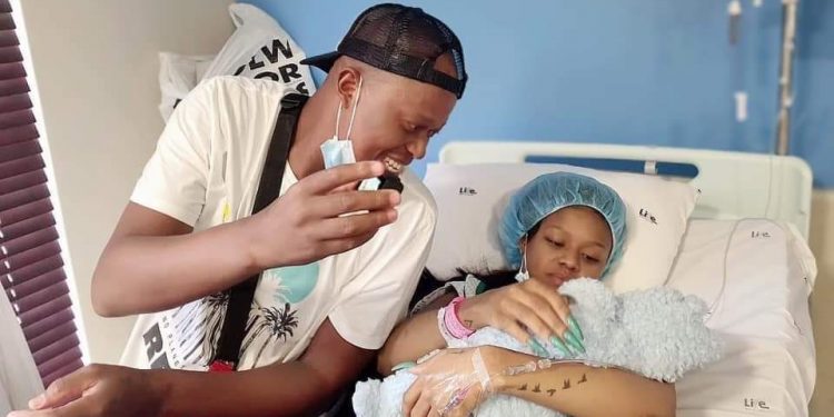 Video: Mapinstha and Babes Wodumo welcome their baby