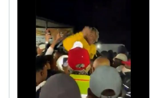 Video: Failed crowd surfing as Uncle Vinny gets kidnapped during performance
