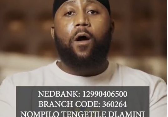 Cassper Nyovest donates R150K to help Nompilo get new lungs
