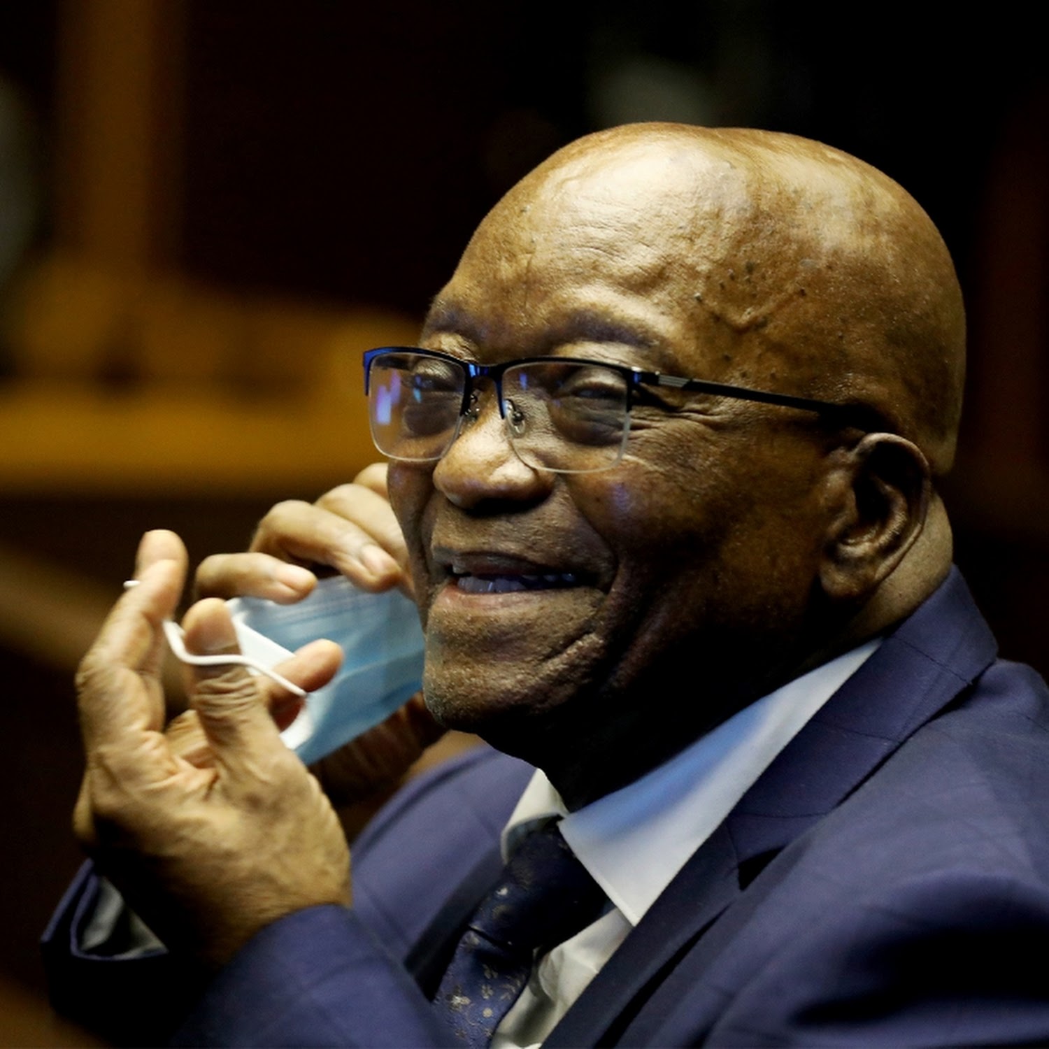 Incarcerated Former President Zuma calmed after his corruption trial is postponed again