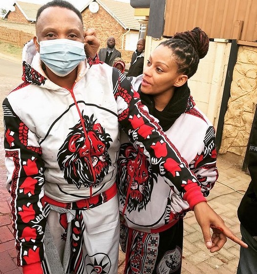 Pictures Generations actress Tshidi and husband Lebo Keswa in matching outfits