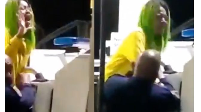 Video: On drugs Babes Wodumo screaming for help in a police car worries Mzansi