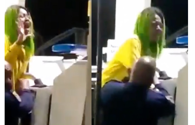 Video: On drugs Babes Wodumo screaming for help in a police car worries Mzansi