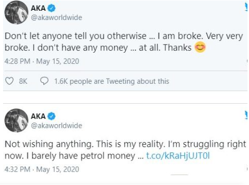 AKA tweet Screenshot from Twitter