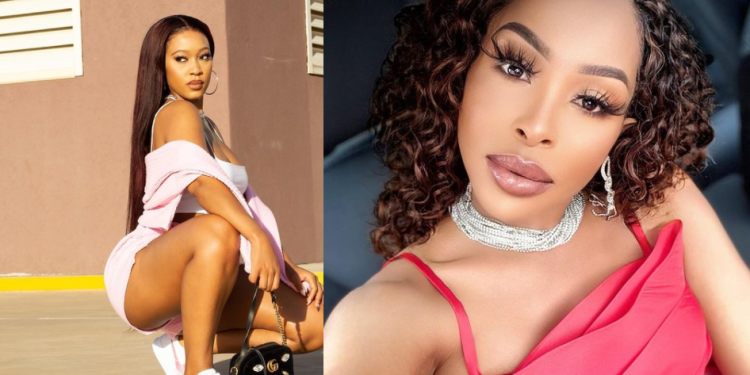 Buhle Samuels and Khanyi Mbau